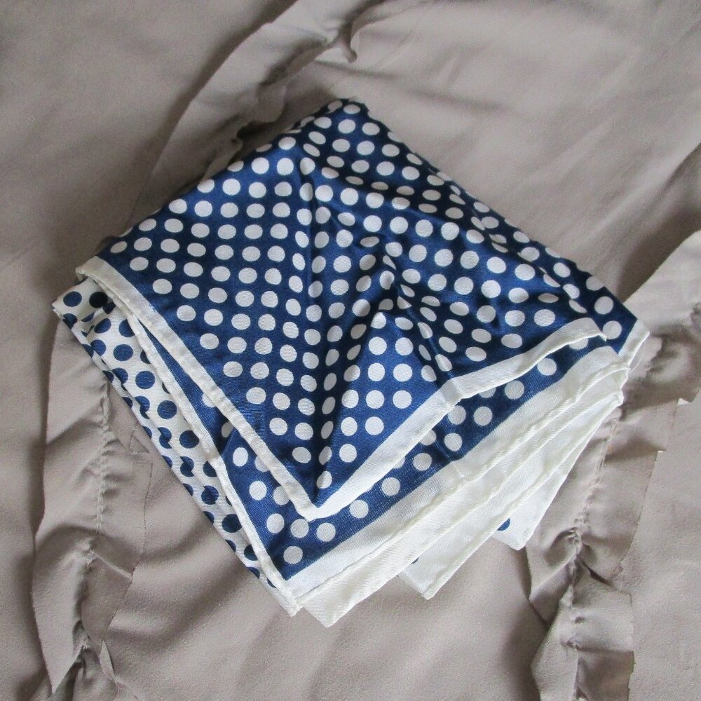 Positive Negative Dot Pattern Scarf - image 1